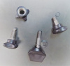 Hobart 1612-1712 4 Knob Kit for Slicers w/ Aluminum Carriage  Thumbscrew w/ Washer C-108197-5 Back K